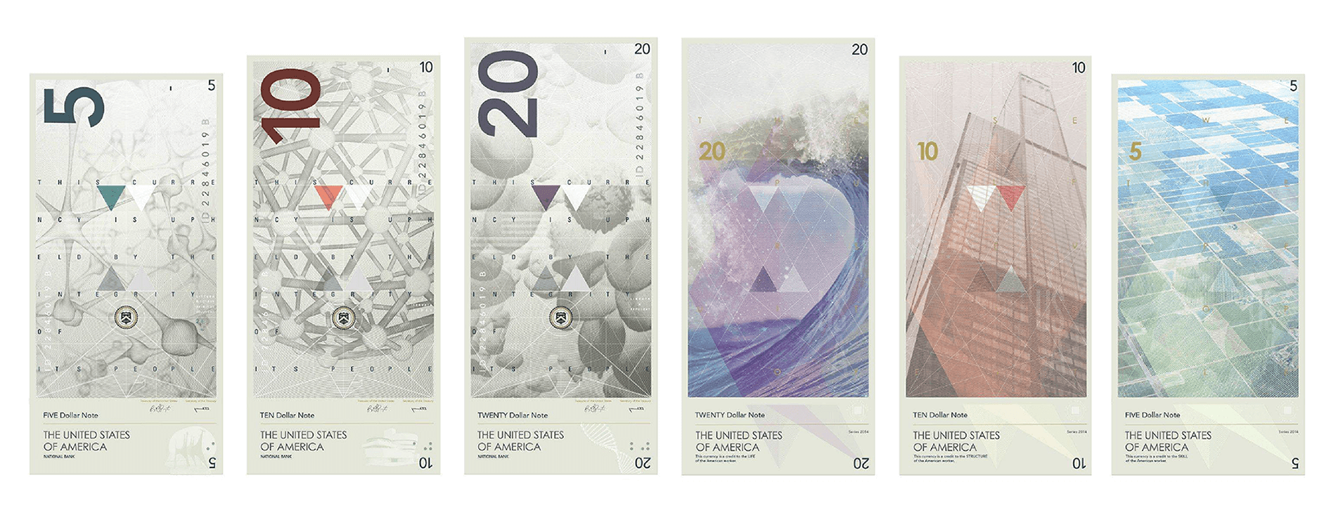 Design concept for US currency