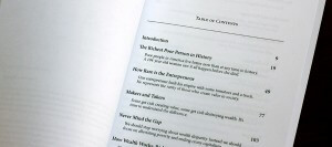 Table of Contents in book layout