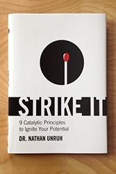 Strike It book design