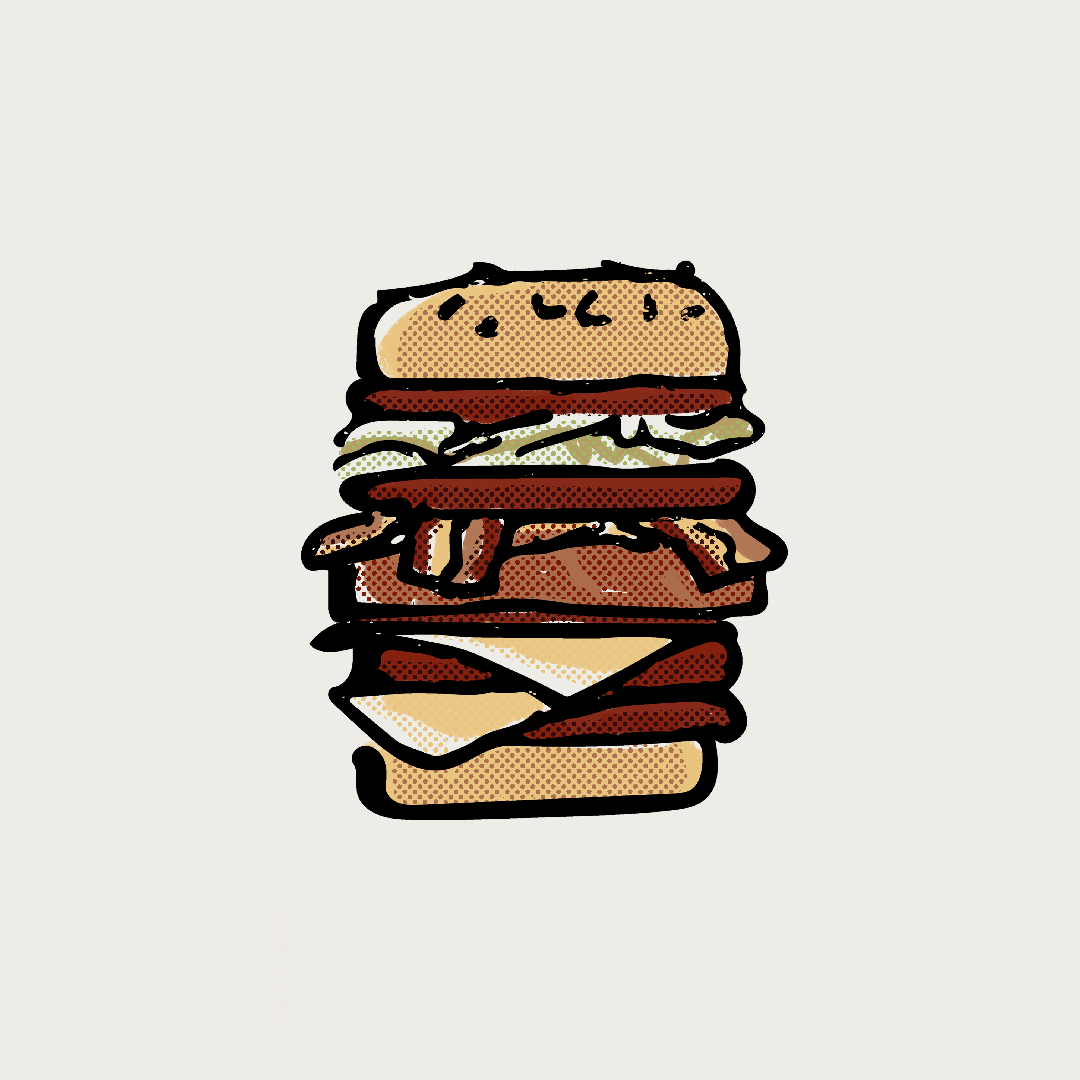 Burger in color